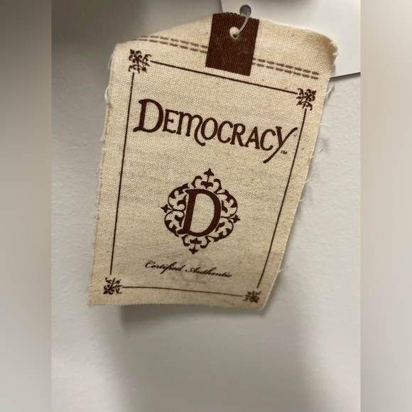 Democracy Women’s Poncho V-Neck Boho Print Pullover Sweater. Size - Small - Picture 4 of 6